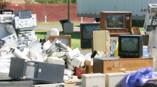 Before and after garage clearance example