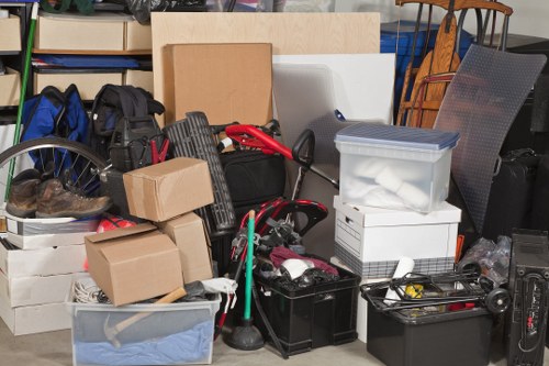 Residents decluttering their home in Rotherhithe